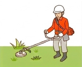 草刈り作業
