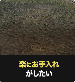 楽にお手入れがしたい